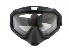 Очки VO-3000 оправа черная линза двойная прозрачная с защитой носа