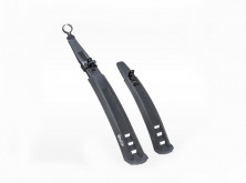 Крылья 26", пластиковые, черные, удлиненные, аналог Stels (комплект) 3112616-22