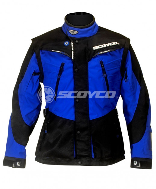 Куртка мотоциклетная JK27 синяя (L) Scoyco  