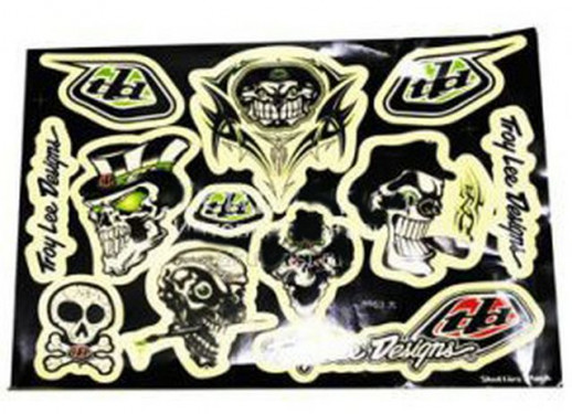 Наклейки набор (22х35) Skullies Pack  