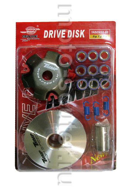 Вариатор спортивный 139QMB Honda AF27/34 50сс в сборе (палец, пружины сцепл, ролики 5/7/9 гр.) TMMP  