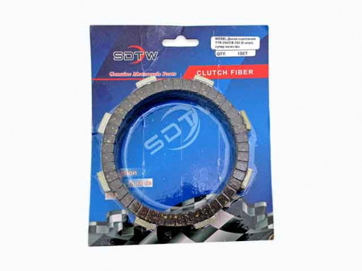 Диски сцепления TTR-250/CB-250 (6 штук)
