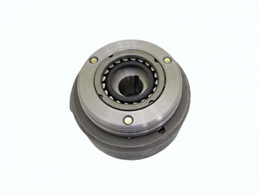 Ротор генератора в сборе с обгонной муфтой TTR-250/СВ-250 12 катушек, 200W внеш.съемник  