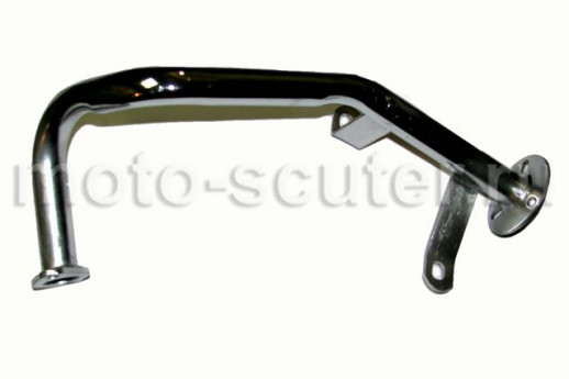 Колено глушителя (для глушителя прямоток) 139QMB 50cc с кронштейном  