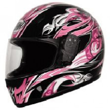 Мотошлем THH TS-38 №3 black/pink (S)