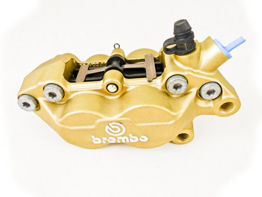 Суппорт JOG 2-х цилиндровый Brembo тюнинг золото  