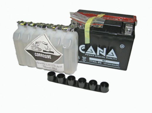 Аккумулятор CANA 12v/12hr YB12B-B2 (145EN, MF, DC)  