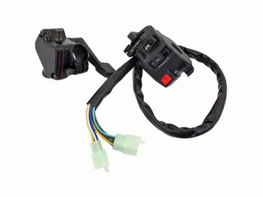 Переключатель руля ATV110-125 с обогатителем + курок газа  
