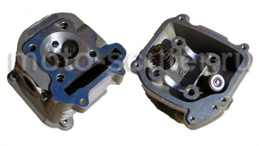 Головка цилиндра 157QMJ, 152QMI d-58.5мм 160сс в сборе с клапанами FRS  