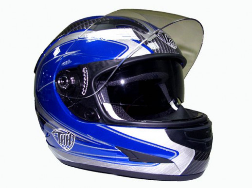 Мотошлем THH TS-42 №7 pearl blue/ gray (S)  