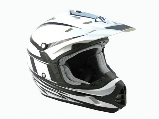 Мотошлем THH TX-12 №17 white/silver (S)  