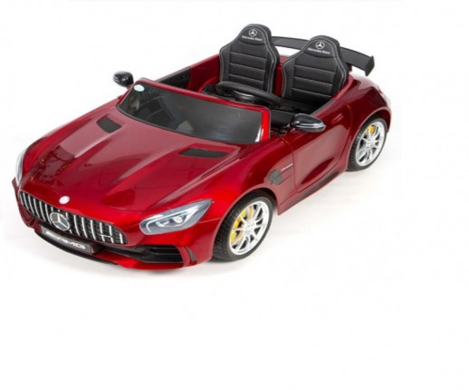 Mercedes AMG GTR двухместный 2*35W,10h,12V USB,MP3,свет перед/зад ручка перенос,управ с пульта 4G  