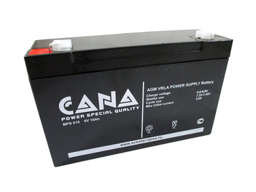 Аккумулятор CANA MPS 6v 10hr ( 151*51*94) 10  