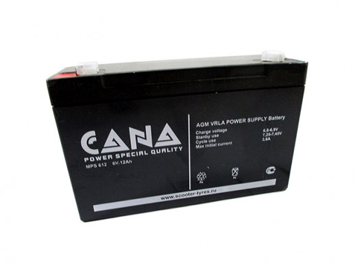 Аккумулятор CANA MPS 6v 12hr ( 151*51*94) 10  