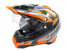 Мотошлем THH TX-27 №3 black/orange (M)