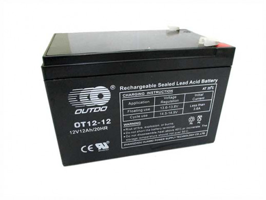 Аккумулятор OUTDO UPS OT12-12 (12v/12hr) MPS-1212 (151*98*96) 10  