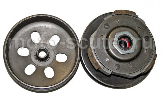 Сцепление в сборе 152QMI,157QMJ 125/150сс с колоколом  